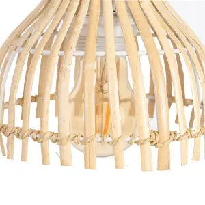 Lámpara de escritorio de ratán BigBuy Home image-3