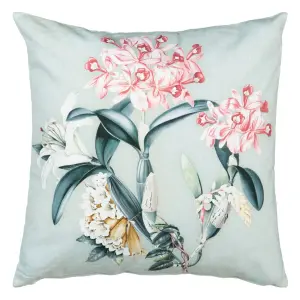 Kissen Orchidee Baumwolle BigBuy Home image-0