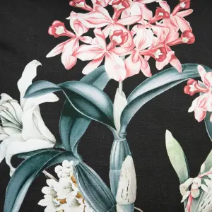 Katoenen orchidee kussen BigBuy Home image-2