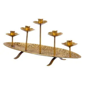 Candelero de metal BigBuy Home image-1