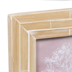 Ramka na zdjęcia z drewna bambusowego i mdf BigBuy Home image-1
