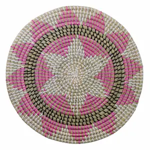 Natural fiber wall decoration BigBuy Home image-0