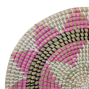 Natural fiber wall decoration BigBuy Home image-1