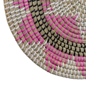 Natural fiber wall decoration BigBuy Home image-3