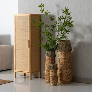 Jarrón de fibra natural BigBuy Home image-1