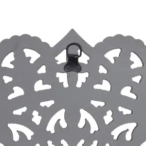 Round wall decoration in dmf BigBuy Home image-2