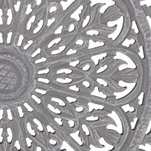 Round wall decoration in dmf BigBuy Home image-4