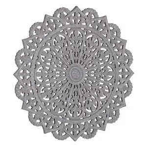 Round wall decoration in dmf BigBuy Home image-1