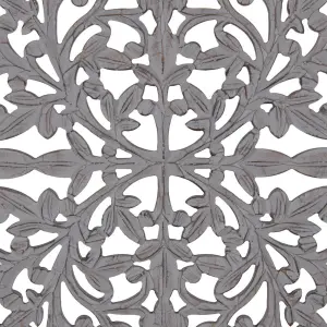 Square wall decoration in dmf BigBuy Home image-3