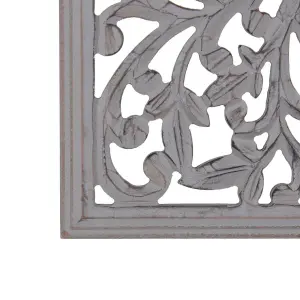 Square wall decoration in dmf BigBuy Home image-2