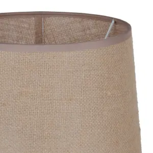 Lampada da tavolo in tela e ceramica BigBuy Home image-5