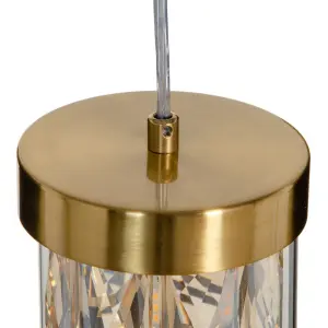 Metal glass suspension lamp BigBuy Home image-5
