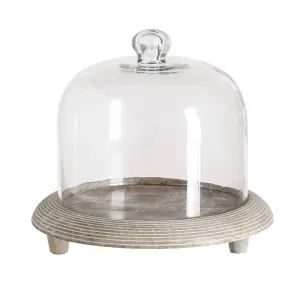 Piatto per torta BigBuy Home image-0