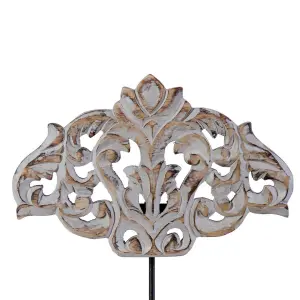 Decorative figurine in wood and metal BigBuy Home image-2