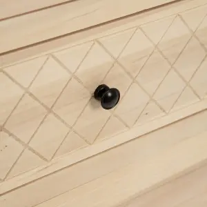 Wood and dmf chest of drawers BigBuy Home Marie image-6