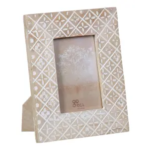 Drewniana ramka na zdjęcia BigBuy Home image-0