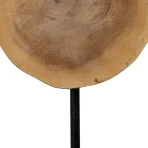 Decorative figurine in wood and iron BigBuy Home image-4