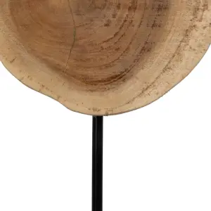 Decorative figurine in wood and iron BigBuy Home image-4