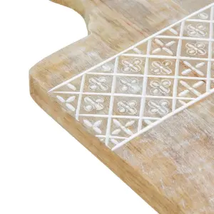 Mango wood cutting board BigBuy Home image-2