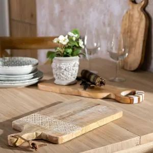Mango wood cutting board BigBuy Home image-1