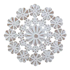 Wall decoration in mdf wood BigBuy Home image-0