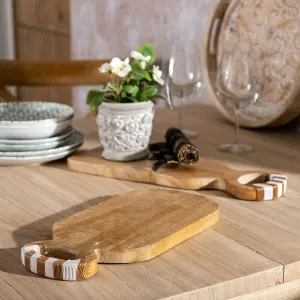Schneidebrett aus Mangoholz BigBuy Home image-1