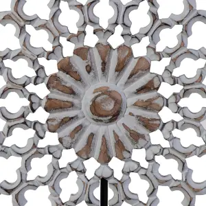 Decorative metal and wood figurine BigBuy Home image-3