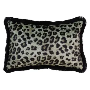 Cuscino rettangolare leopardato BigBuy Home image-0