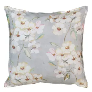 Kissen Blumen Baumwolle BigBuy Home image-0