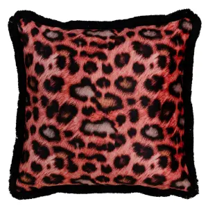 Cuscino quadrato leopardato BigBuy Home image-0