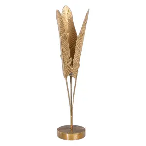 Glass and metal candleholder BigBuy Home image-0