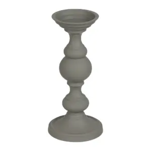 Aluminium candlestick BigBuy Home image-0