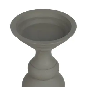 Aluminium candlestick BigBuy Home image-1