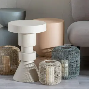 Candeliere a lanterna in ferro BigBuy Home image-1