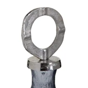 Vaso in metallo e vetro BigBuy Home image-2