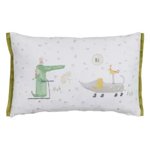 Coussin rectangulaire en coton BigBuy Home image-0