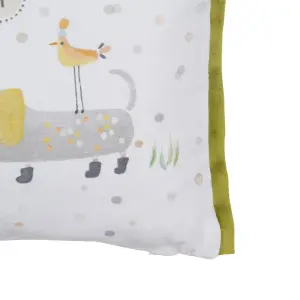 Coussin rectangulaire en coton BigBuy Home image-3