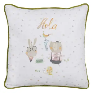 Quadratisches Kissen aus Baumwolle BigBuy Home image-0