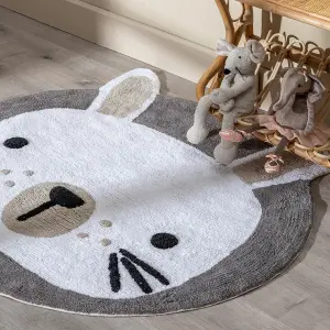 Cotton carpet BigBuy Home Lapin image-1