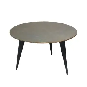 Aluminium coffee table BigBuy Home