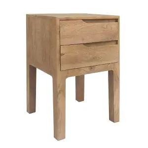 Beistelltisch Mangoholz BigBuy Home Straight Line 40x40x65 cm image-0