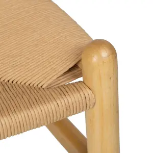Rattan and wood dining chair BigBuy Home image-6