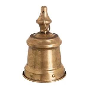Decorative iron bell figurine BigBuy Home image-0