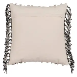 Coussin carré avec détails en coton BigBuy Home image-1