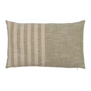 Cuscino rettangolare in cotone e lino BigBuy Home image-0