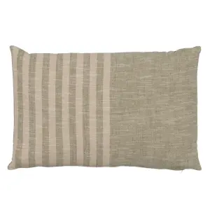 Cuscino rettangolare in lino e cotone BigBuy Home image-0