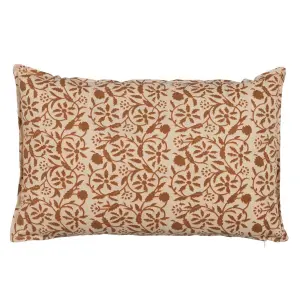 Bawełniana poduszka w kwiaty BigBuy Home image-0