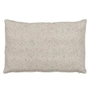 Cojín rectangular de algodón y lino BigBuy Home image-0