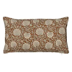 Cuscino in cotone a fiori BigBuy Home image-0