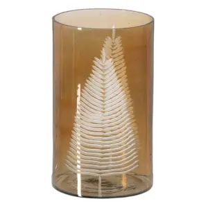 Glass candlestick BigBuy Home image-0